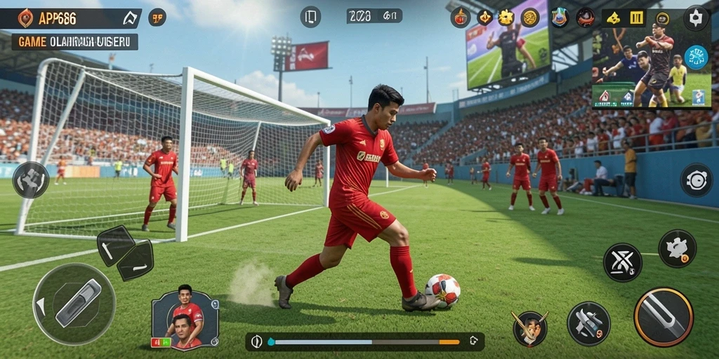 Tampilan gameplay AP686 yang menegangkan dan interaktif dalam olahraga.