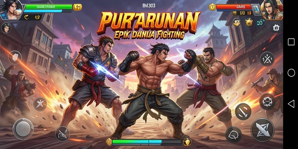 Tampilan aksi seru dari gameplay BUMI303 yang menegangkan.