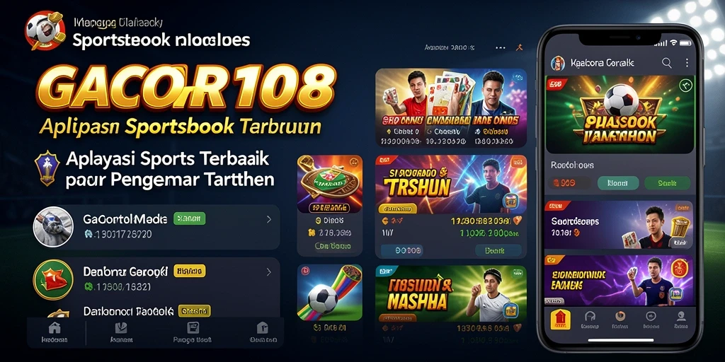 Tampilan antarmuka GACOR108 saat taruhan olahraga.