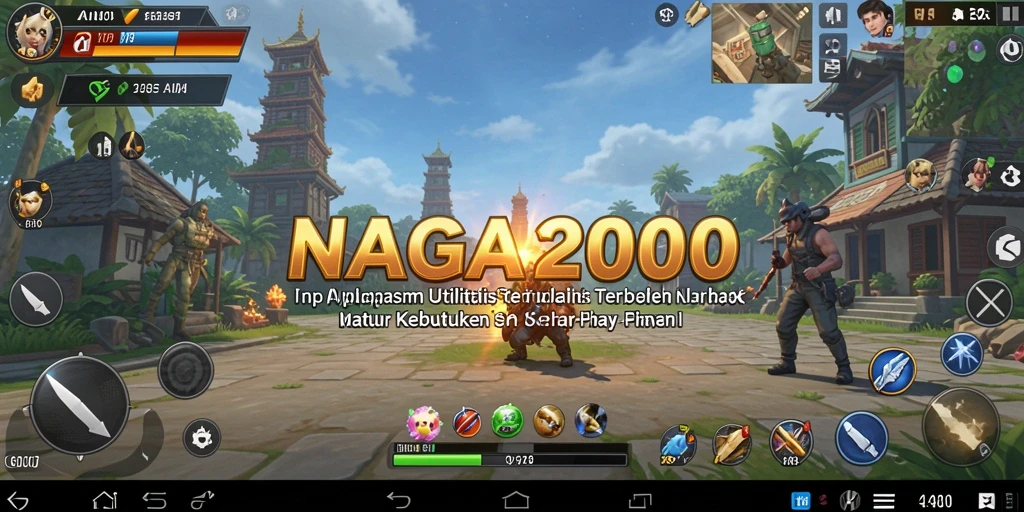 Tampilan antarmuka utama NAGA2000 yang intuitif dan mudah dinavigasi.