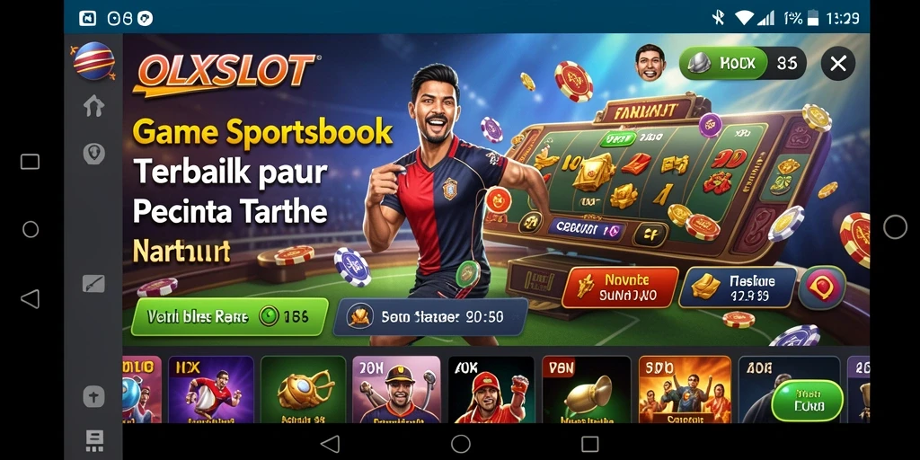 Screenshot OLXSLOT yang menampilkan aksi taruhan olahraga yang seru.