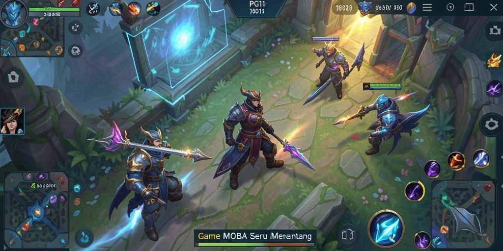 Tampilan gameplay PG11 yang dinamis dan menarik.