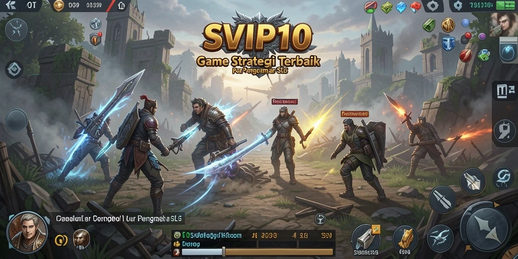Tampilan menarik dari gameplay SLG SVIP10 yang menantang.