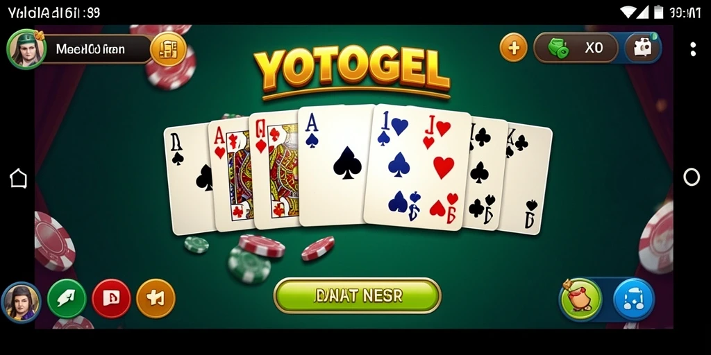 Tampilan gameplay YOTOGEL dengan nuansa Domino yang menarik dan interaktif.